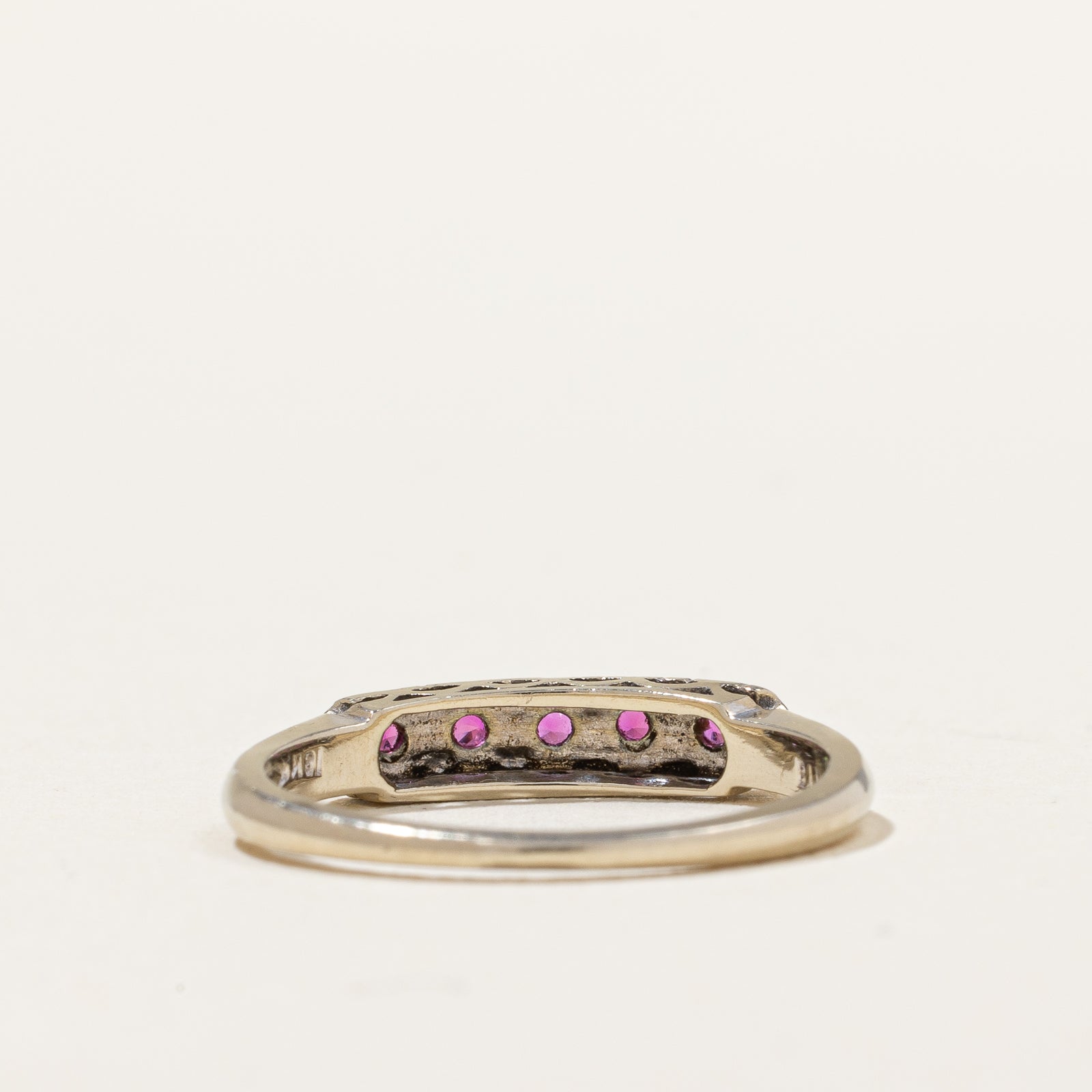 Synthetic Ruby Ring | 0.24ctw | SZ 6 |