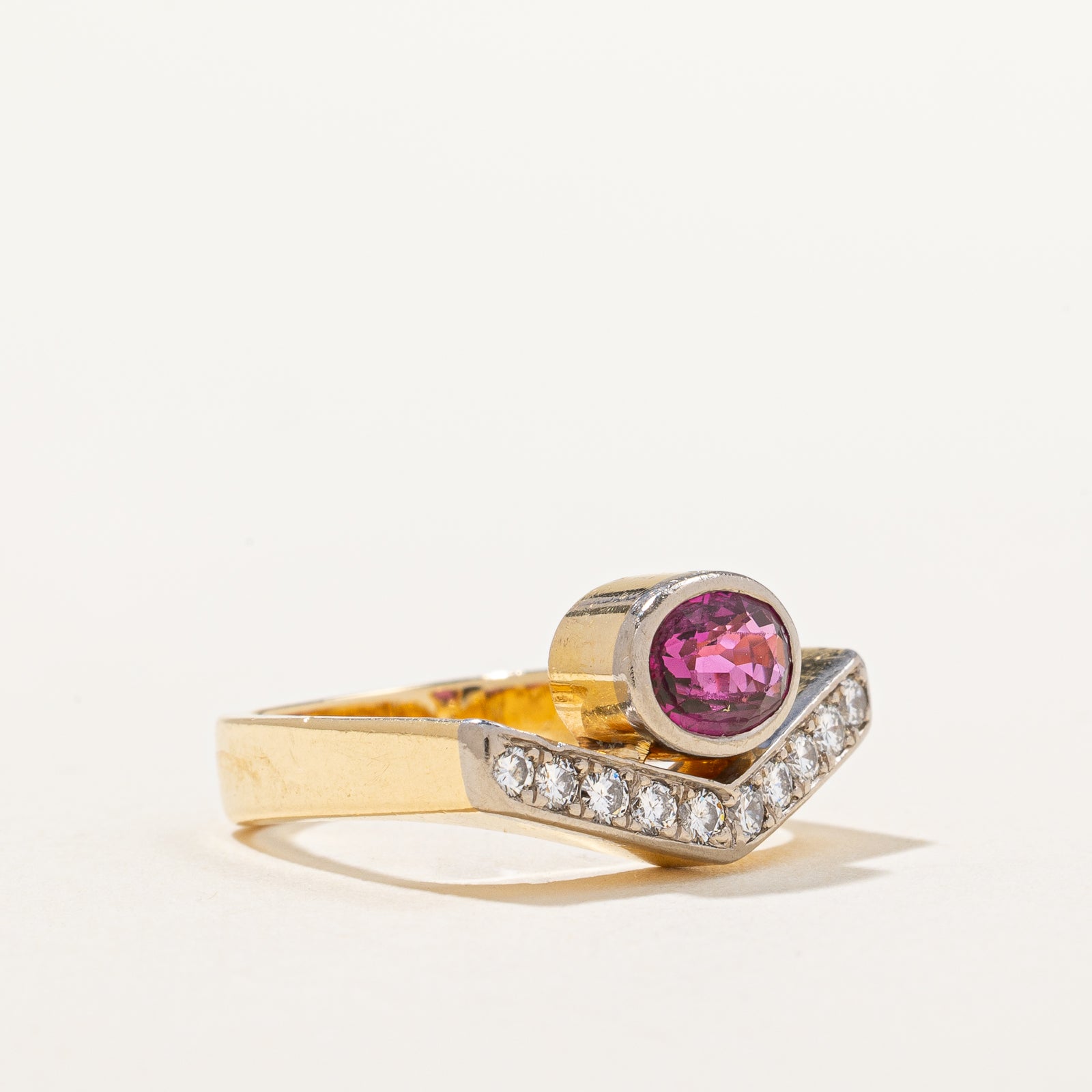 Ruby & Diamond Ring | 0.93ct, 0.30ctw | SZ 4.25 |