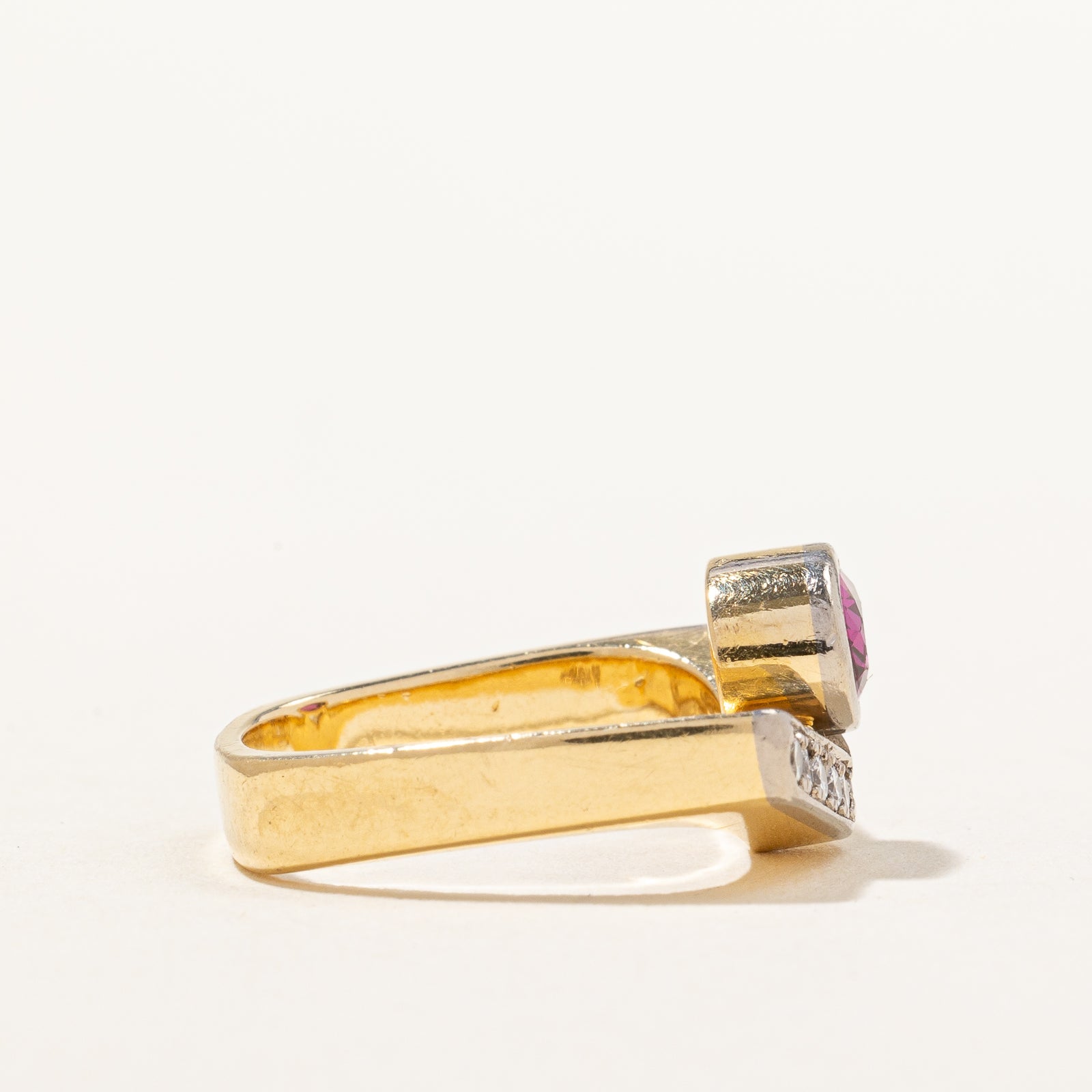Ruby & Diamond Ring | 0.93ct, 0.30ctw | SZ 4.25 |