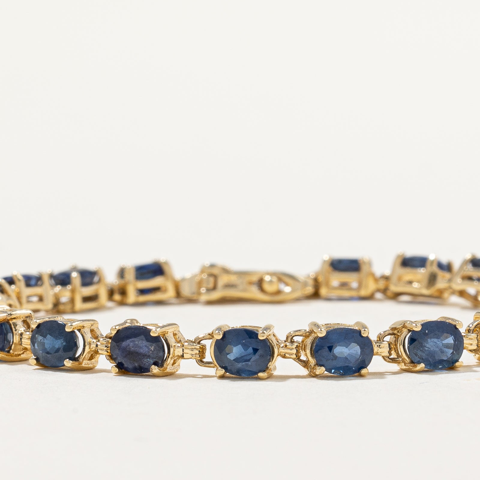 Blue Sapphire Bracelet | 8.00ctw | 7" |