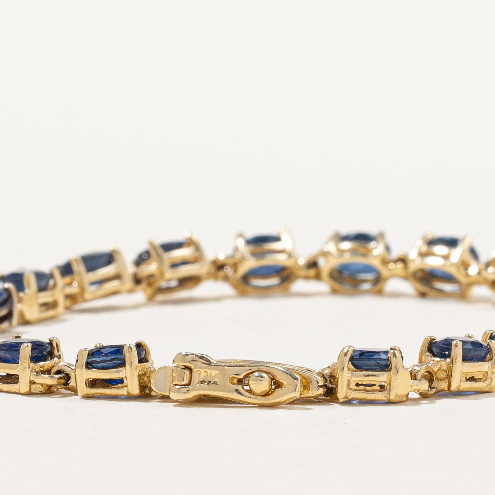 Blue Sapphire Bracelet | 8.00ctw | 7" |