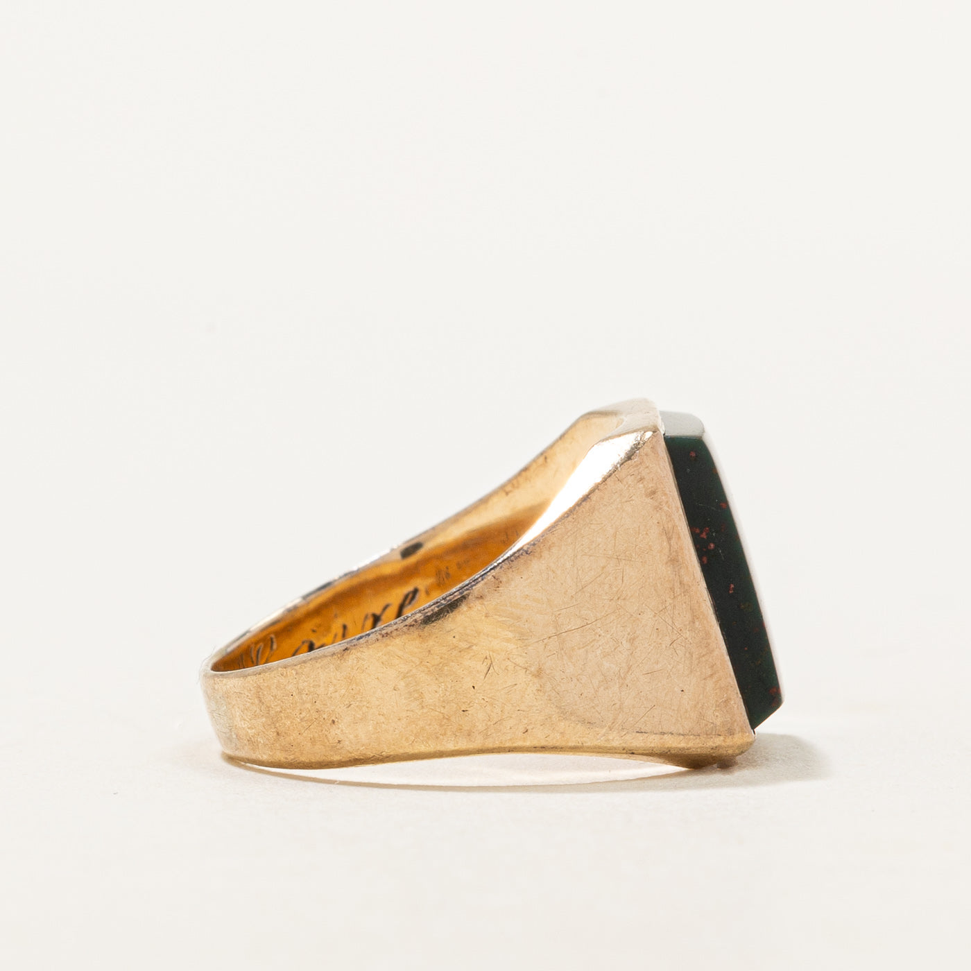 Birks' Heliotrope Signet Ring | 3.00ct | SZ 7.25 |