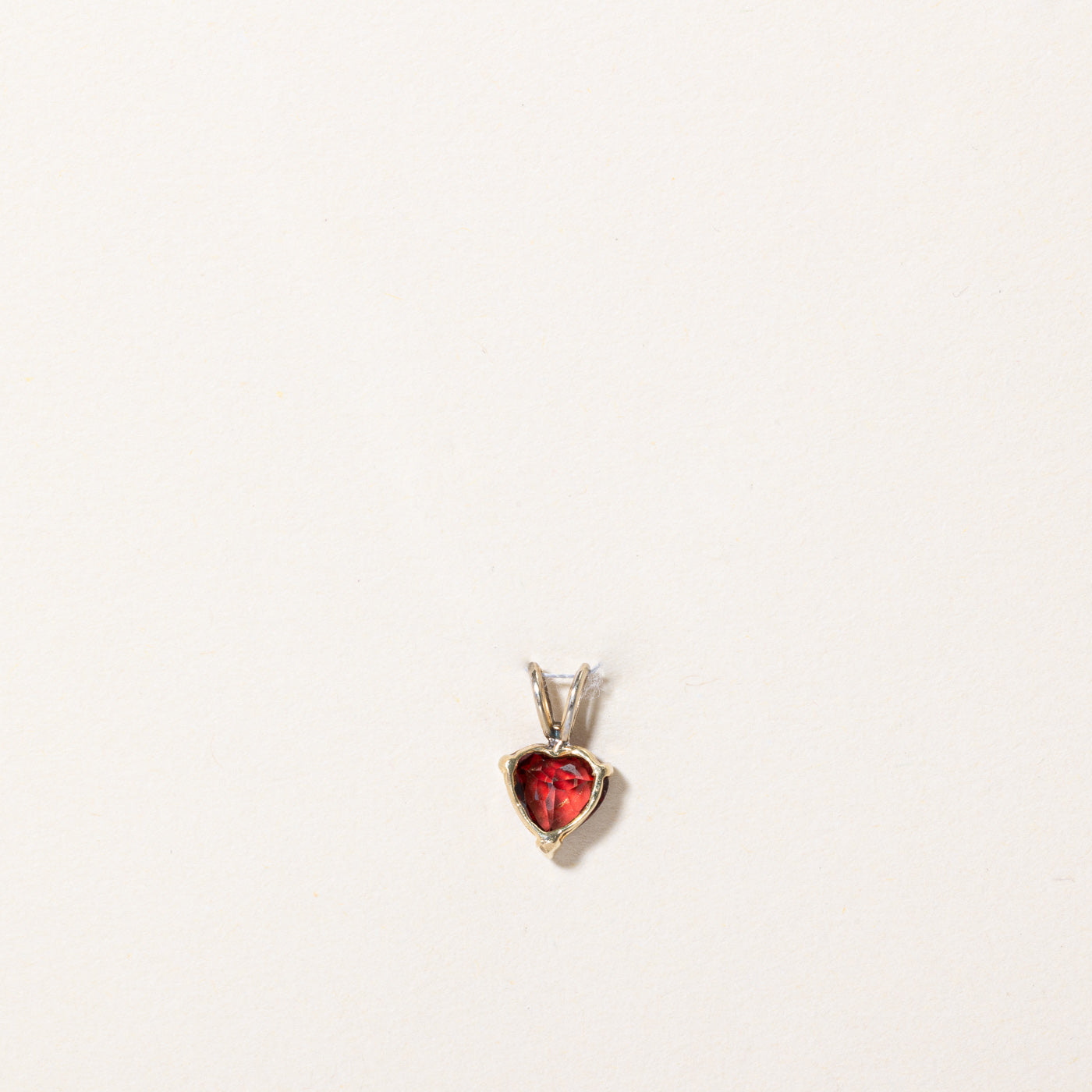Garnet Heart Pendant | 0.70ct |