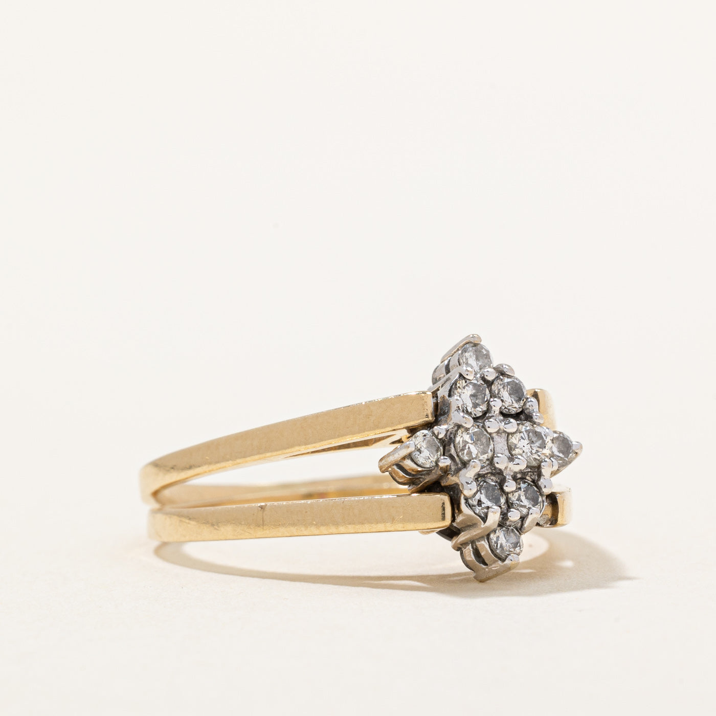 Garnet & Diamond Flippable Ring | 0.85ct, 0.38ctw | SZ 8.75 |
