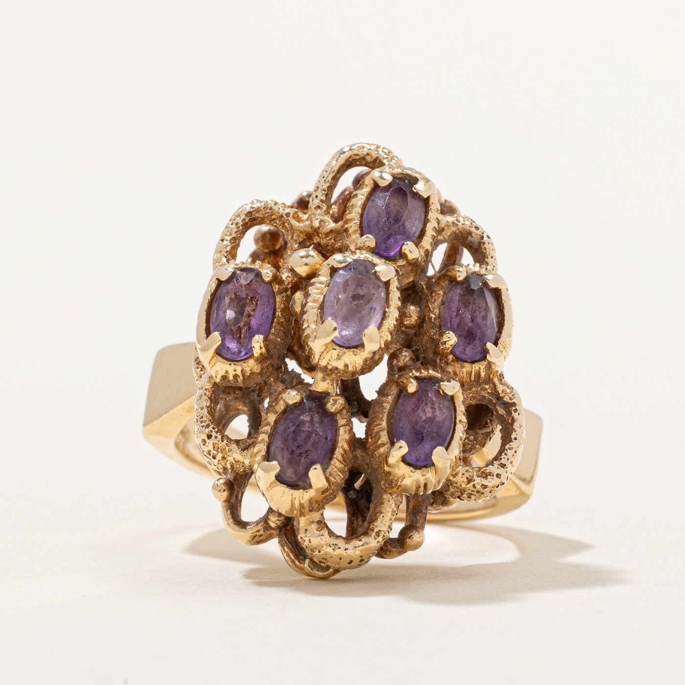 Amethyst Cocktail Ring | 0.96ctw | SZ 6.5 |