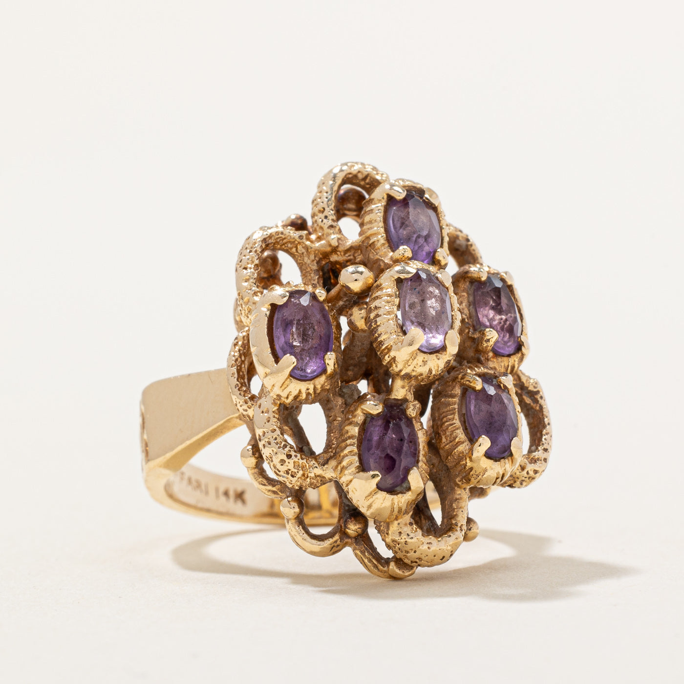 Amethyst Cocktail Ring | 0.96ctw | SZ 6.5 |