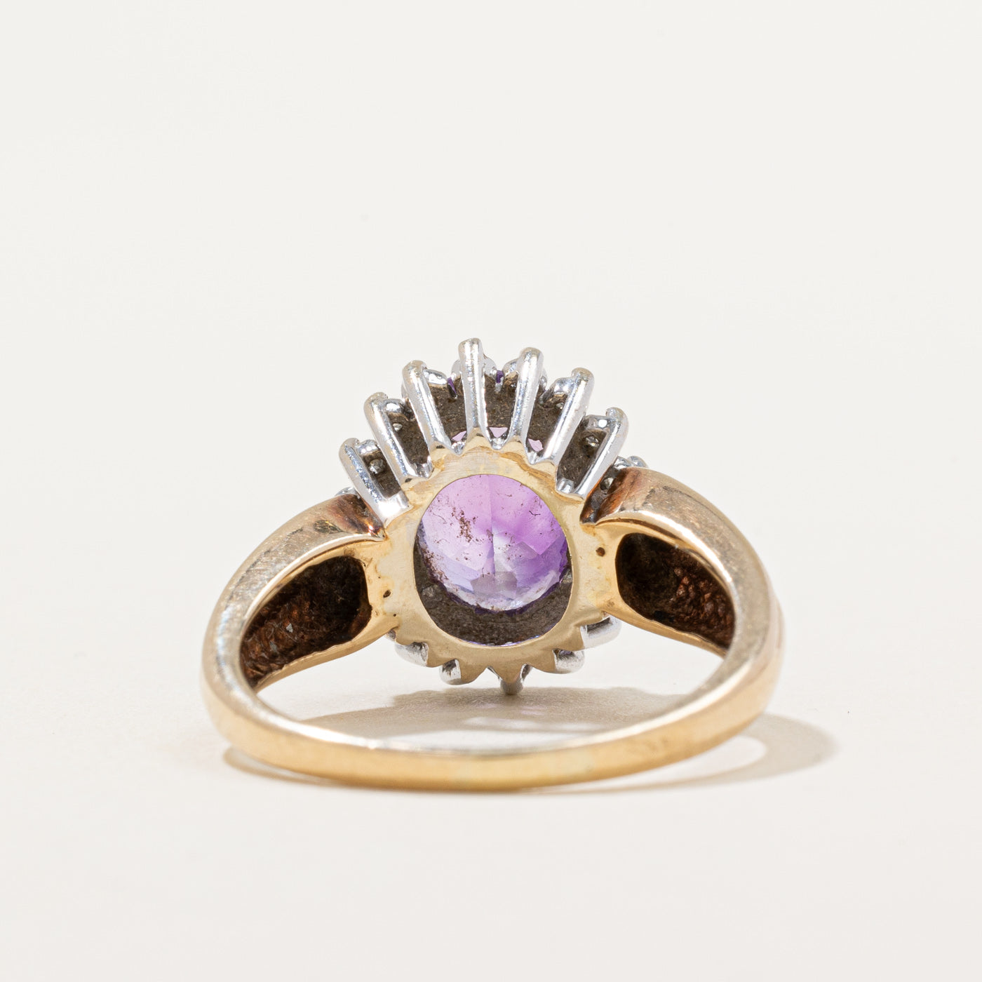 Amethyst & Diamond Halo Ring | 2.40ct, 0.18ctw | SZ 7.75 |