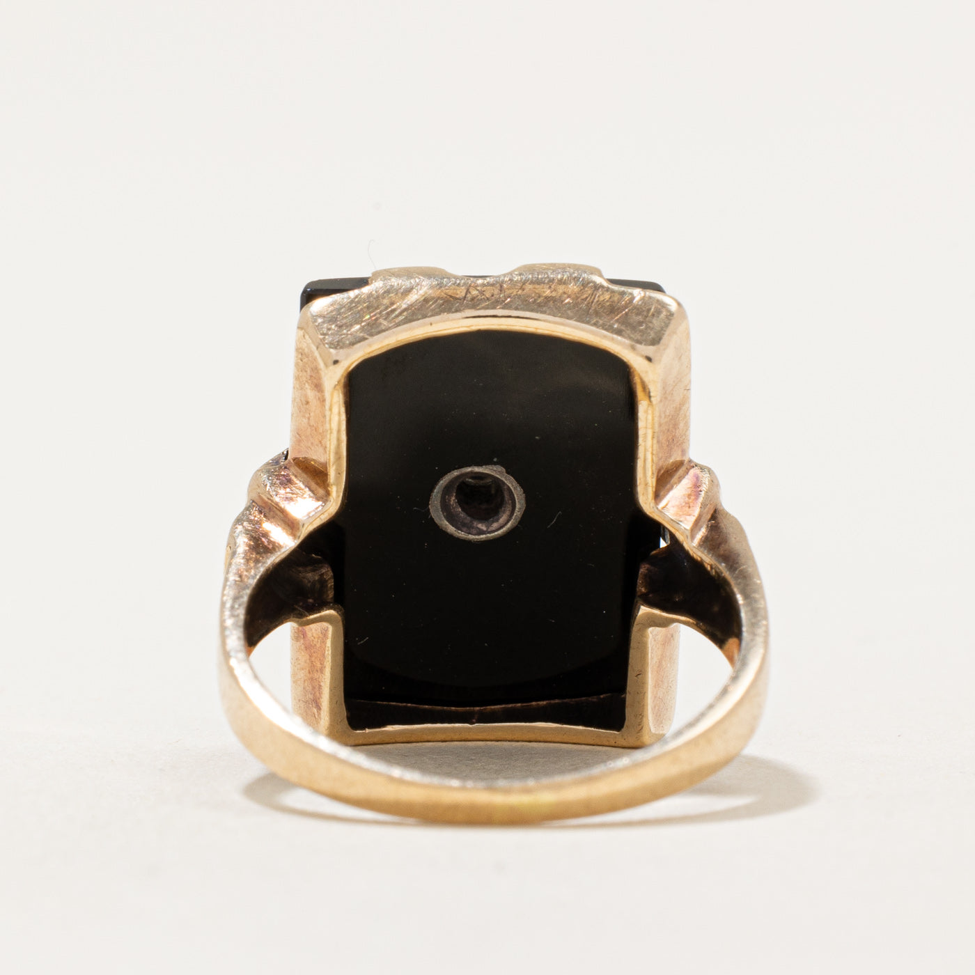 Bague étoile en onyx noir | 6,50 ct | Taille 4,75 |