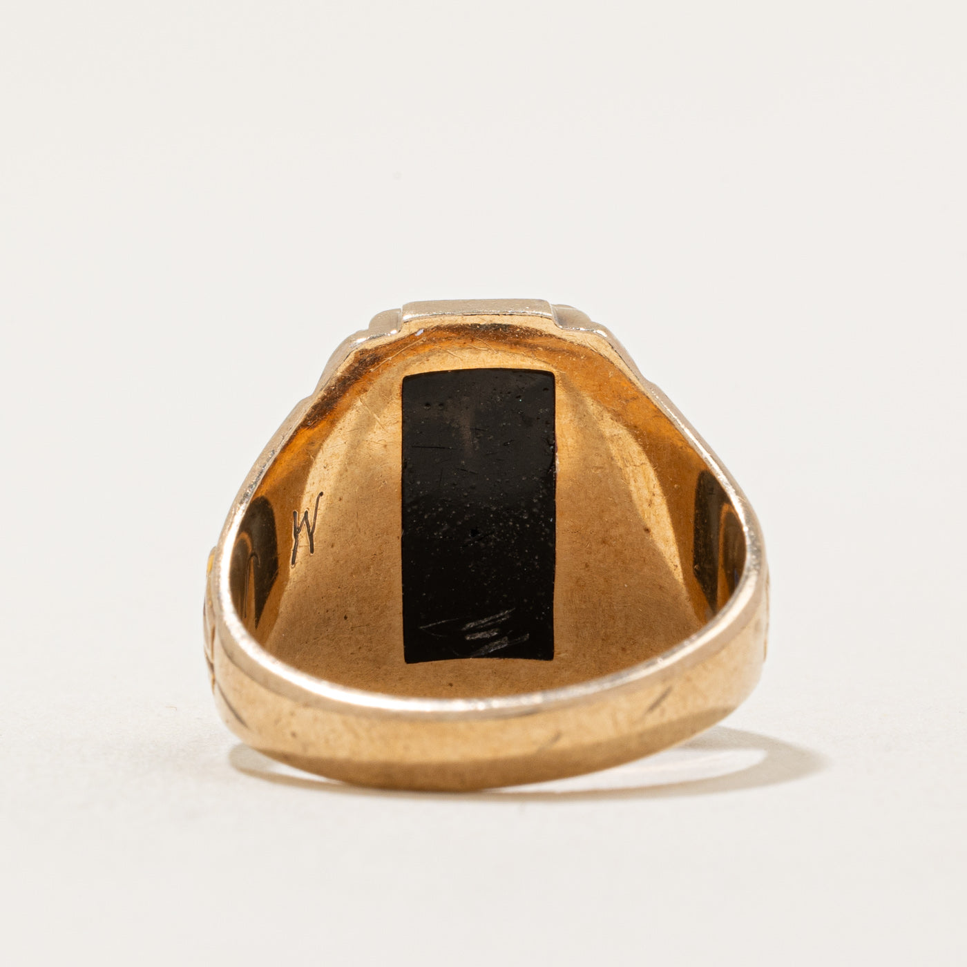 1960 Brockton Black Onyx Ring | 1.50ct | SZ 6 |