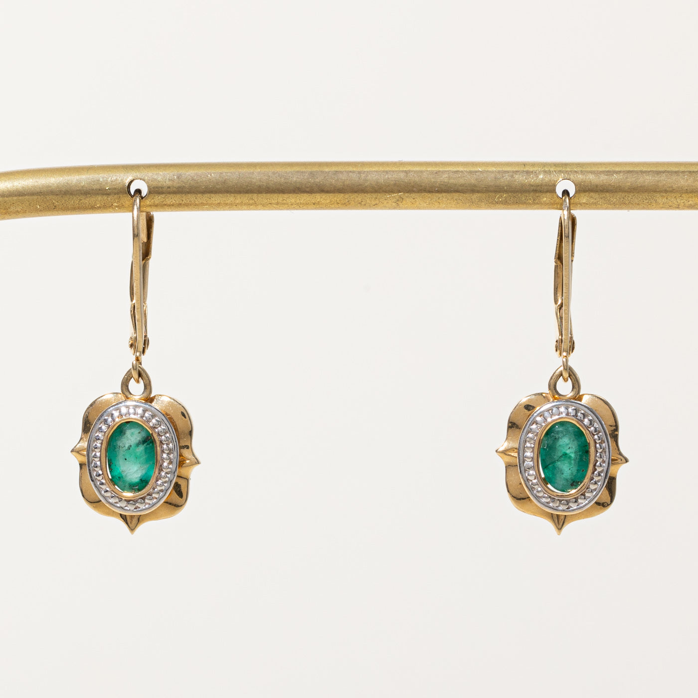 Emerald Drop Earrings | 0.80ctw |