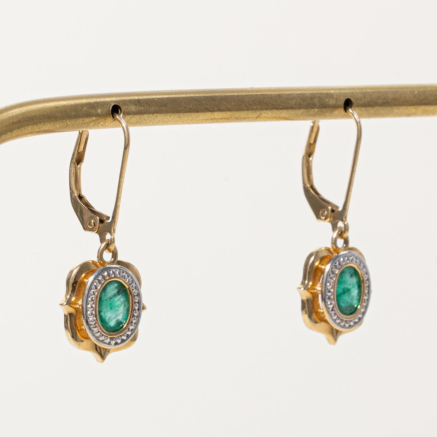 Emerald Drop Earrings | 0.80ctw |