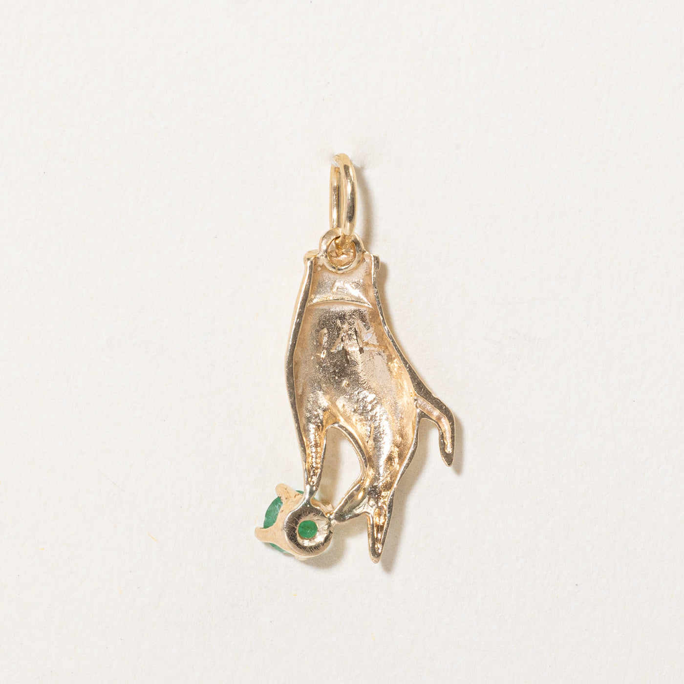 Emerald Hand Pendant | 0.15ct |