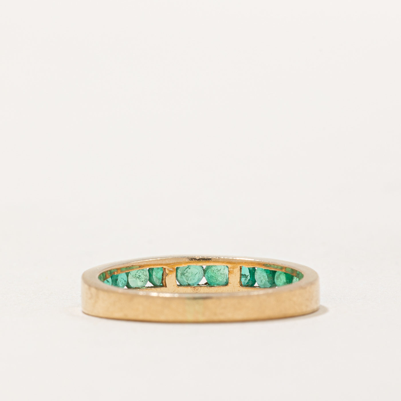 Semi Eternity Channel Set Emerald Band | 0.30ctw | SZ 6 |