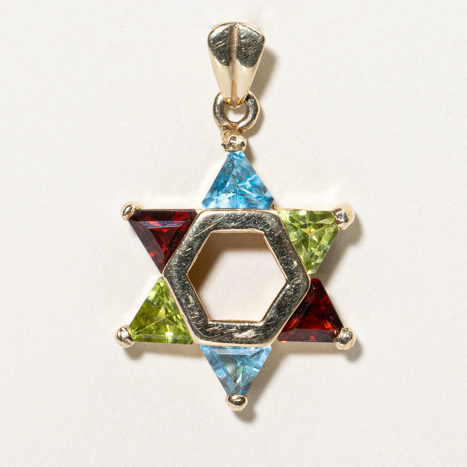 Pendentif étoile multi-pierres précieuses | 2,28 ct |