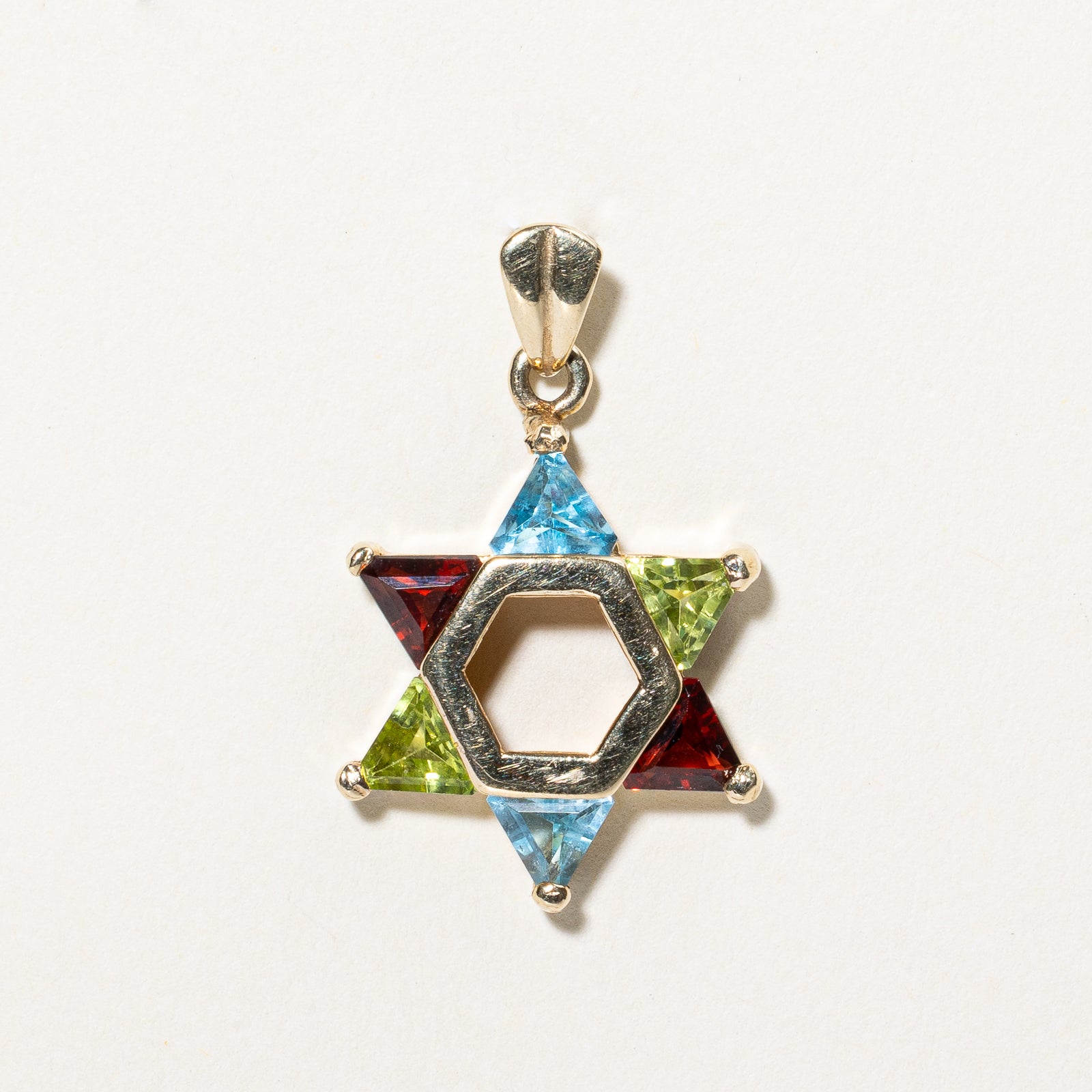 Pendentif étoile multi-pierres précieuses | 2,28 ct |