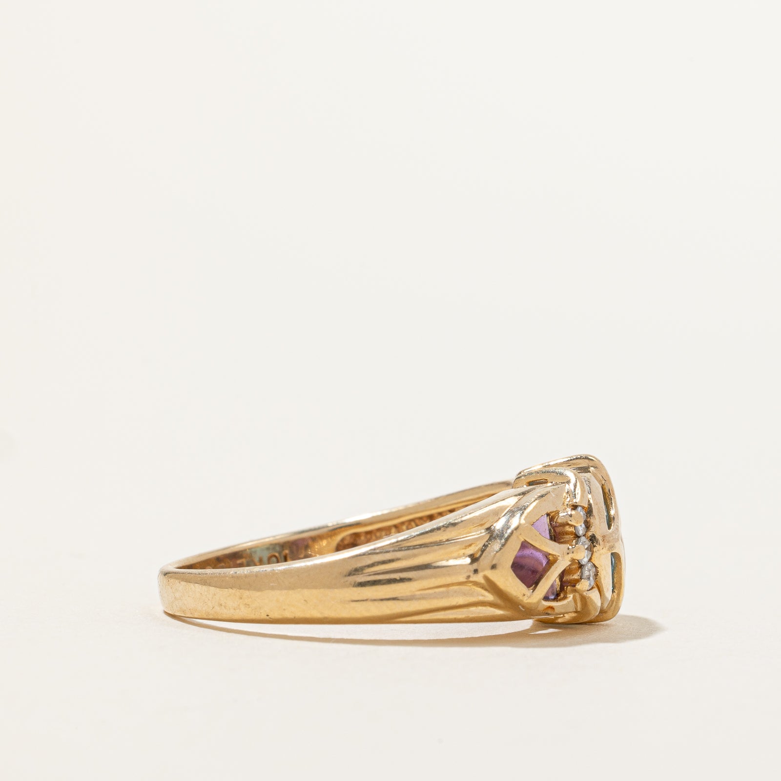 Multi Gemstone Ring | 1.30ct, 0.50ctw, 0.06ctw | SZ 6.75 |