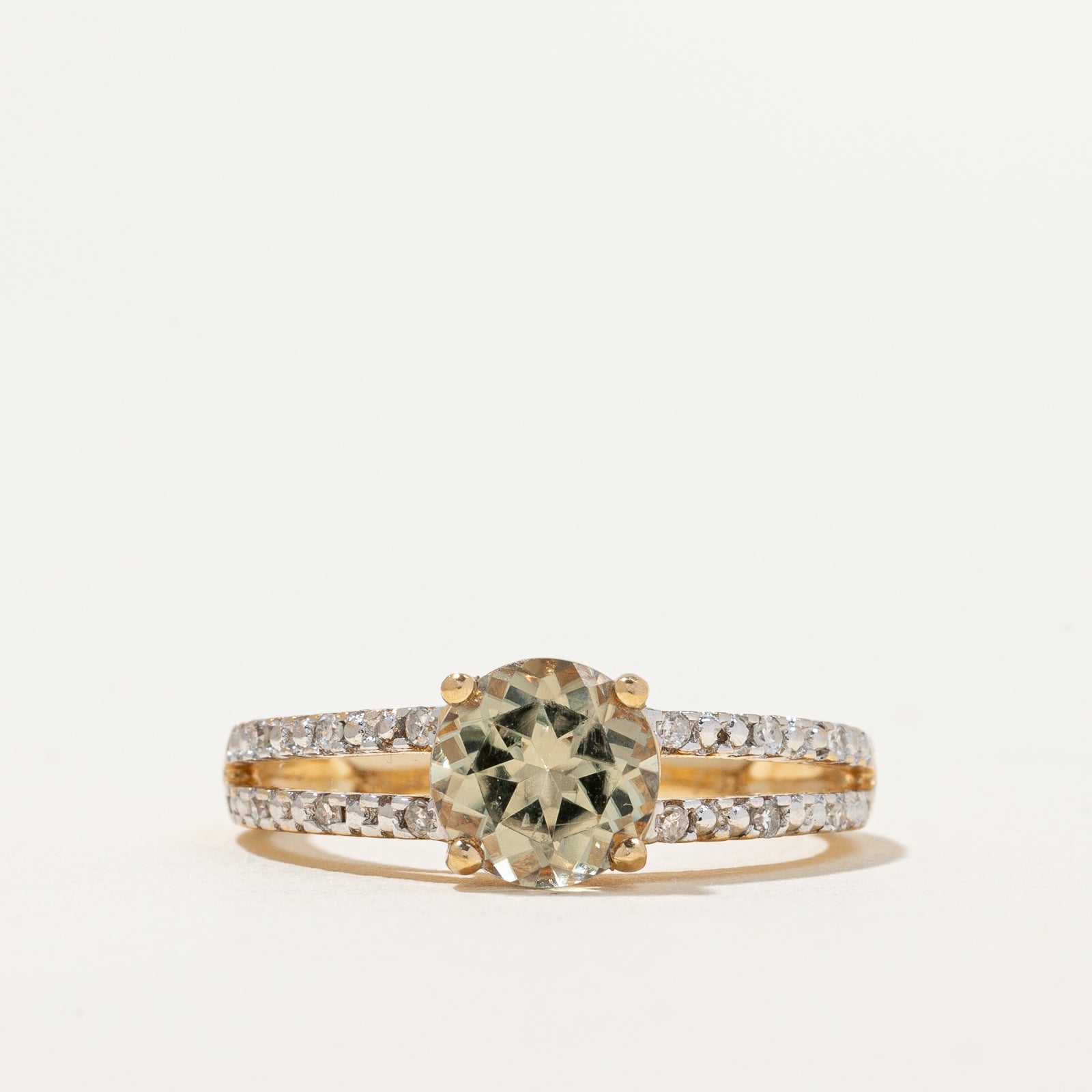 Zultanite & Diamond Open Shank Ring | 1.30ct, 0.06ctw | SZ 7 |