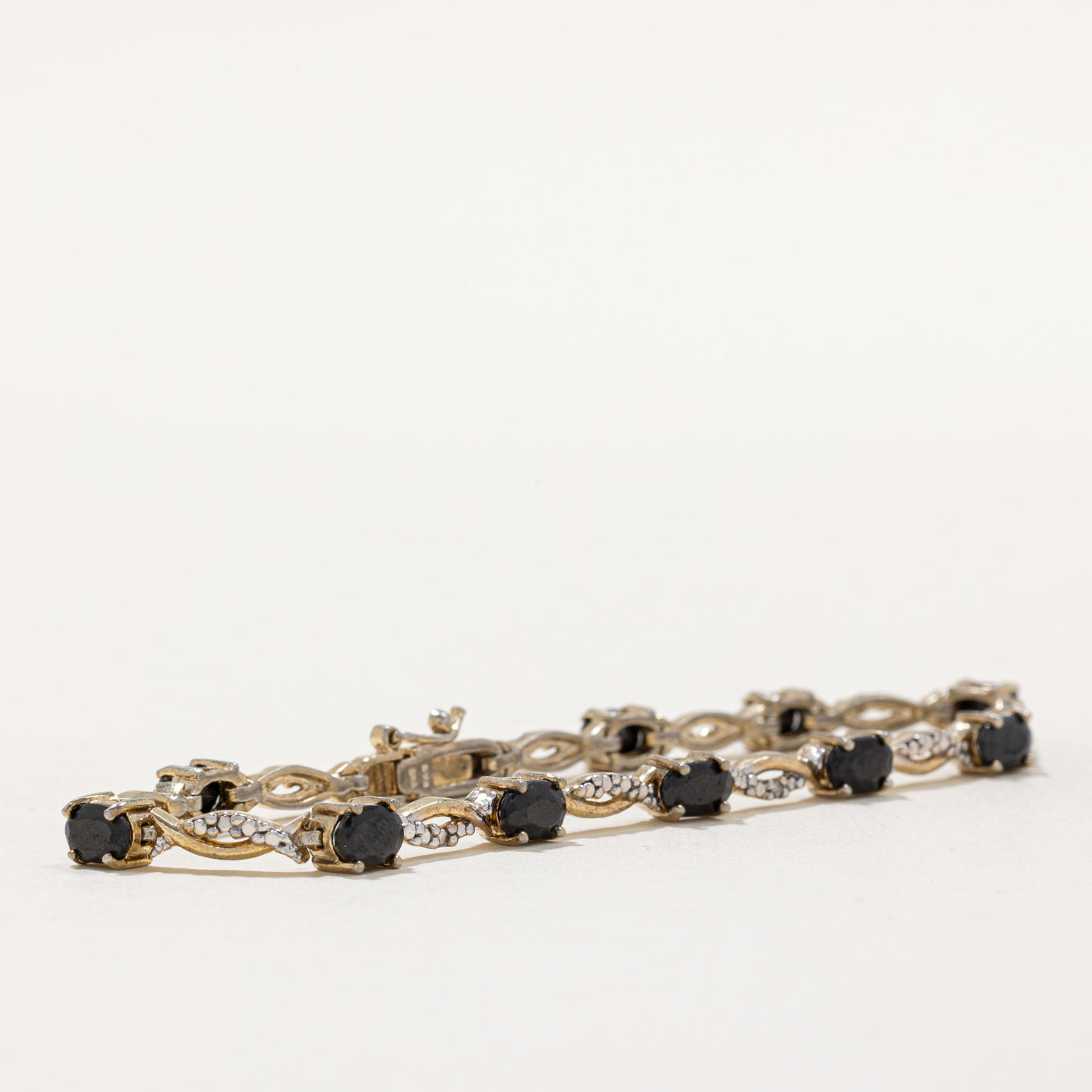 Sapphire & Diamond Bracelet | 5.00ctw, 0.01ct | 7.25" |