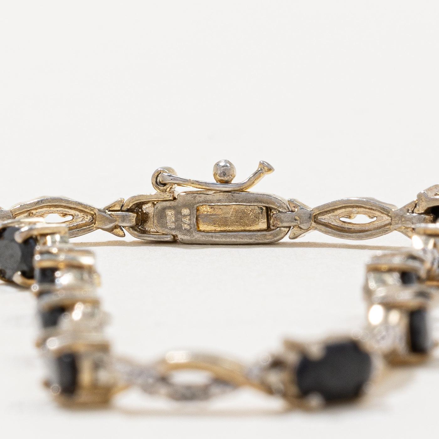 Sapphire & Diamond Bracelet | 5.00ctw, 0.01ct | 7.25" |