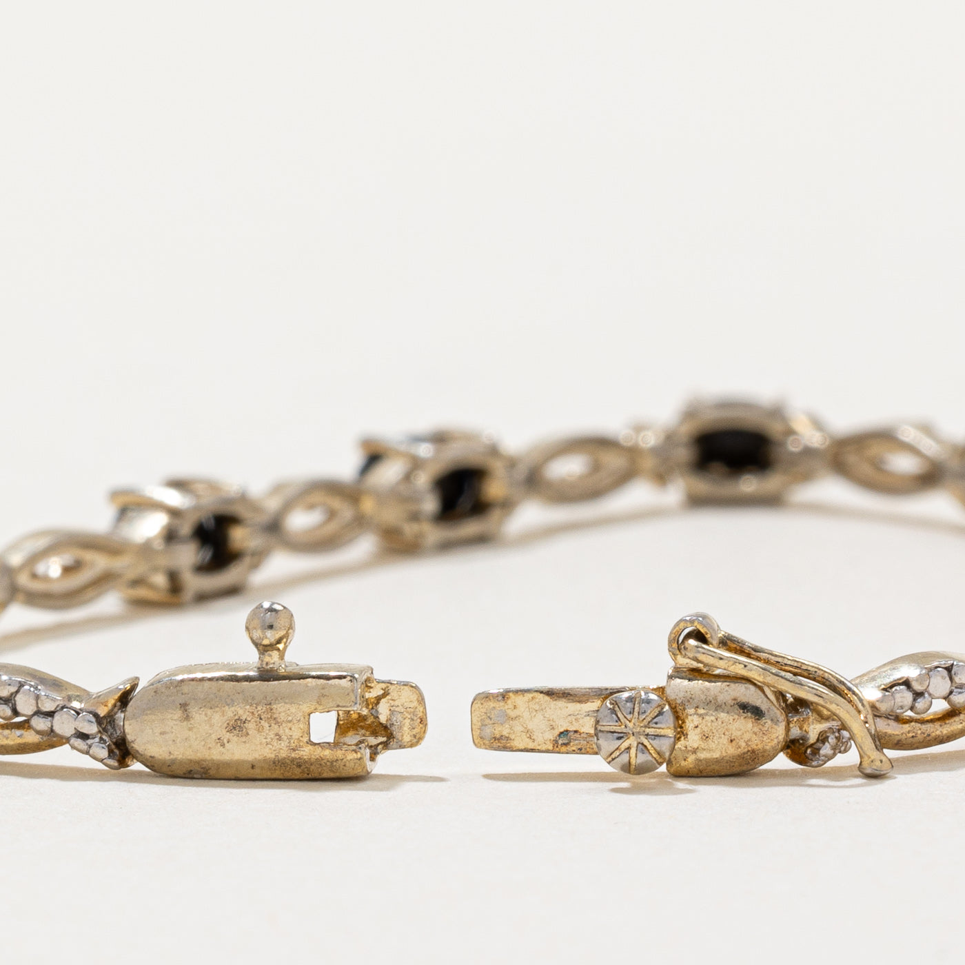 Sapphire & Diamond Bracelet | 5.00ctw, 0.01ct | 7.25" |