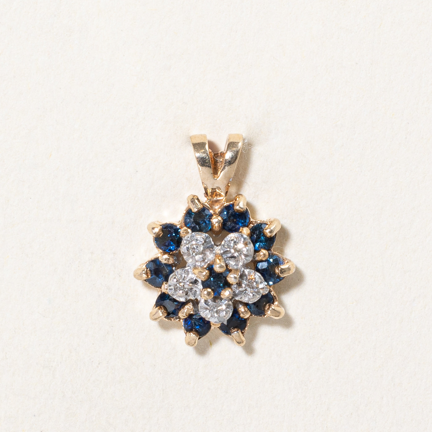 Sapphire & Diamond Pendant | 0.12ctw, 0.02ctw |