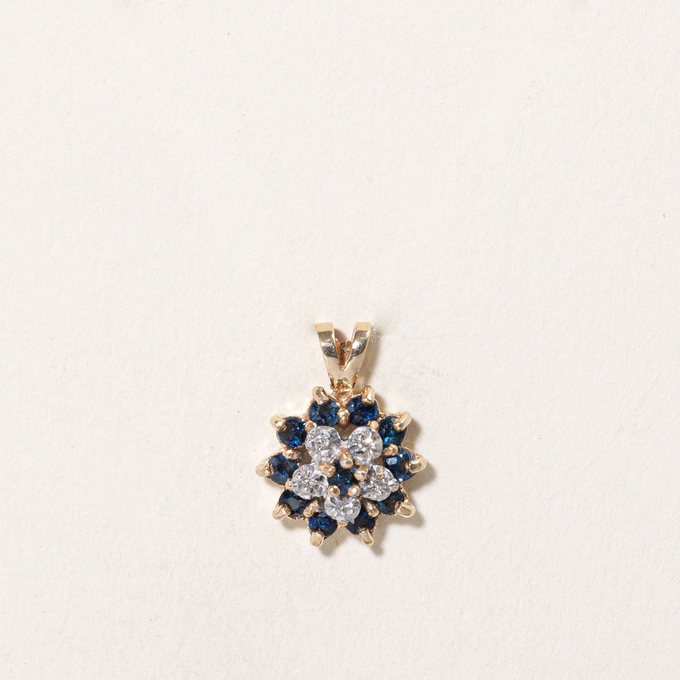 Sapphire & Diamond Pendant | 0.12ctw, 0.02ctw |