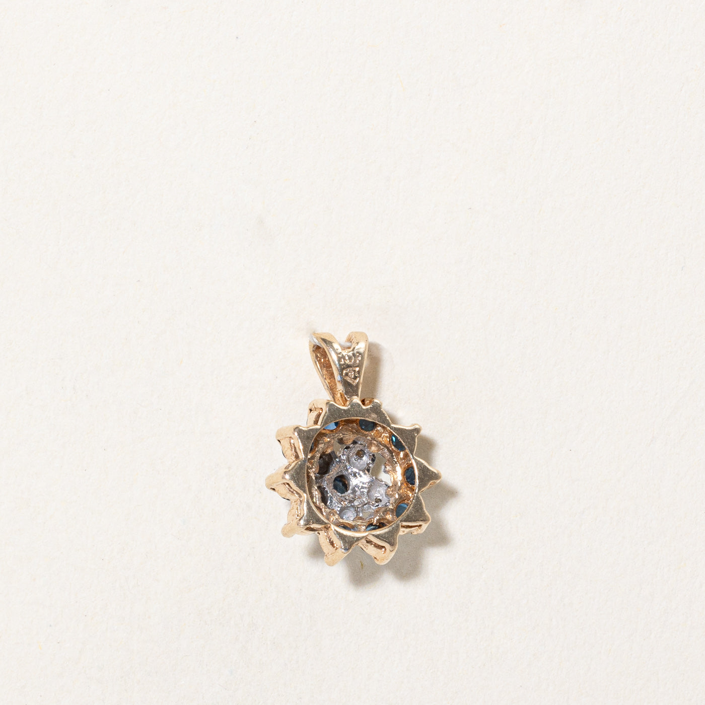 Sapphire & Diamond Pendant | 0.12ctw, 0.02ctw |