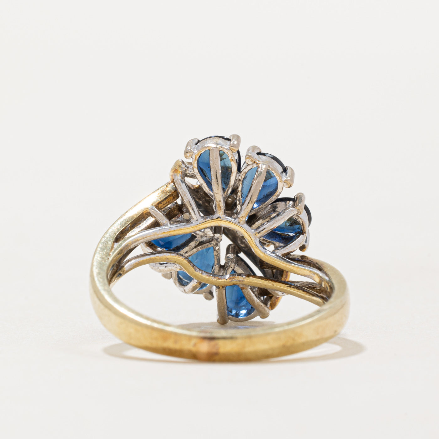 Sapphire & Diamond Cocktail Ring | 1.00ctw, 0.10ctw | SZ 6.5 |