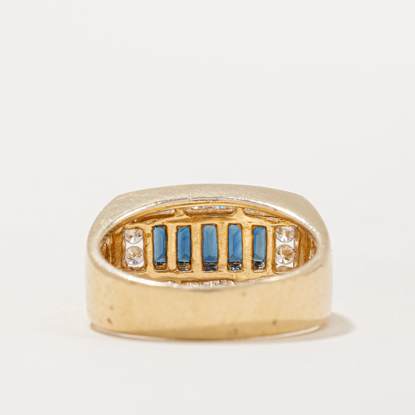 Sapphire & Diamond Cocktail Ring | 1.00ctw, 0.50ctw | SZ 10 |