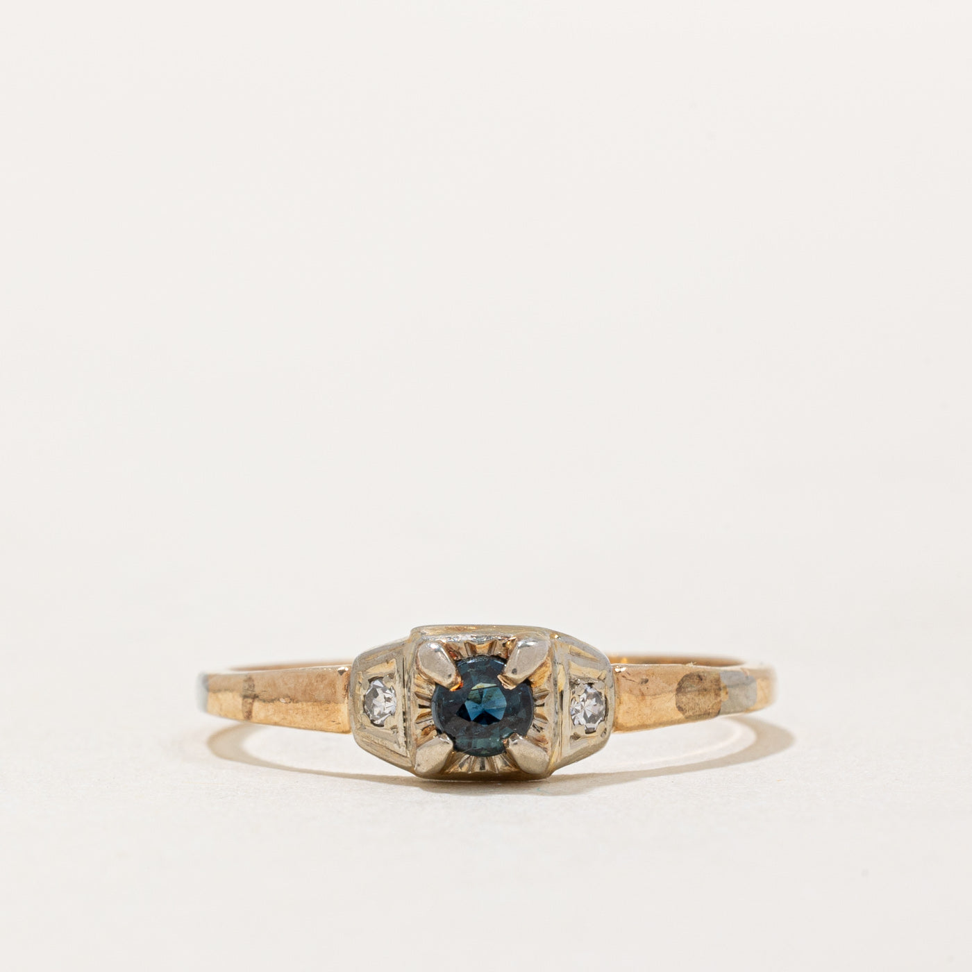 Sapphire & Diamond Ring | 0.12ct, 0.02ctw | SZ 7 |