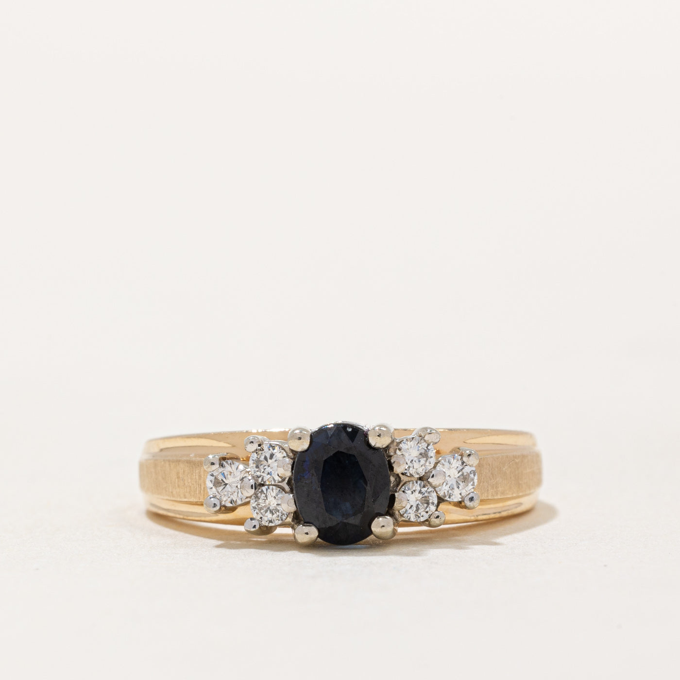 Sapphire & Diamond Cocktail Ring | 0.60ct, 0.24ctw | SZ 6 |