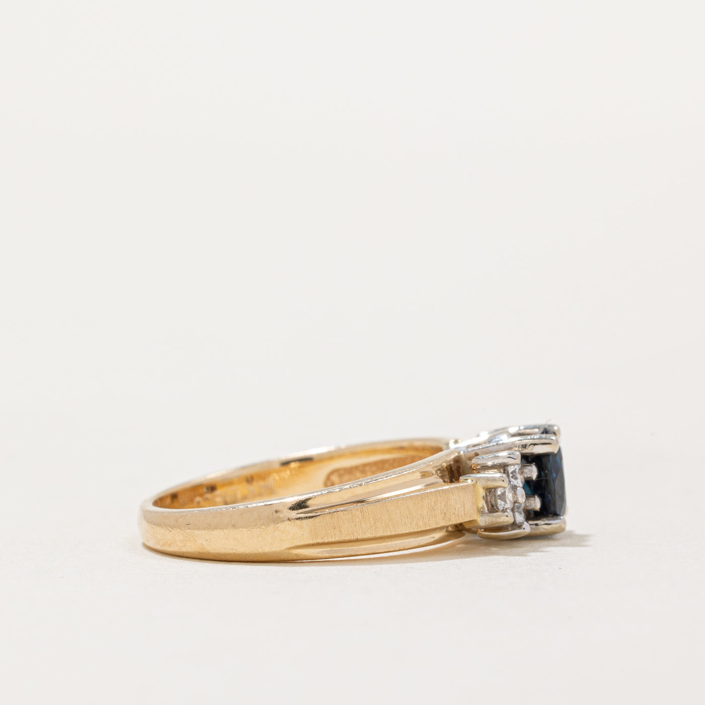Sapphire & Diamond Cocktail Ring | 0.60ct, 0.24ctw | SZ 6 |