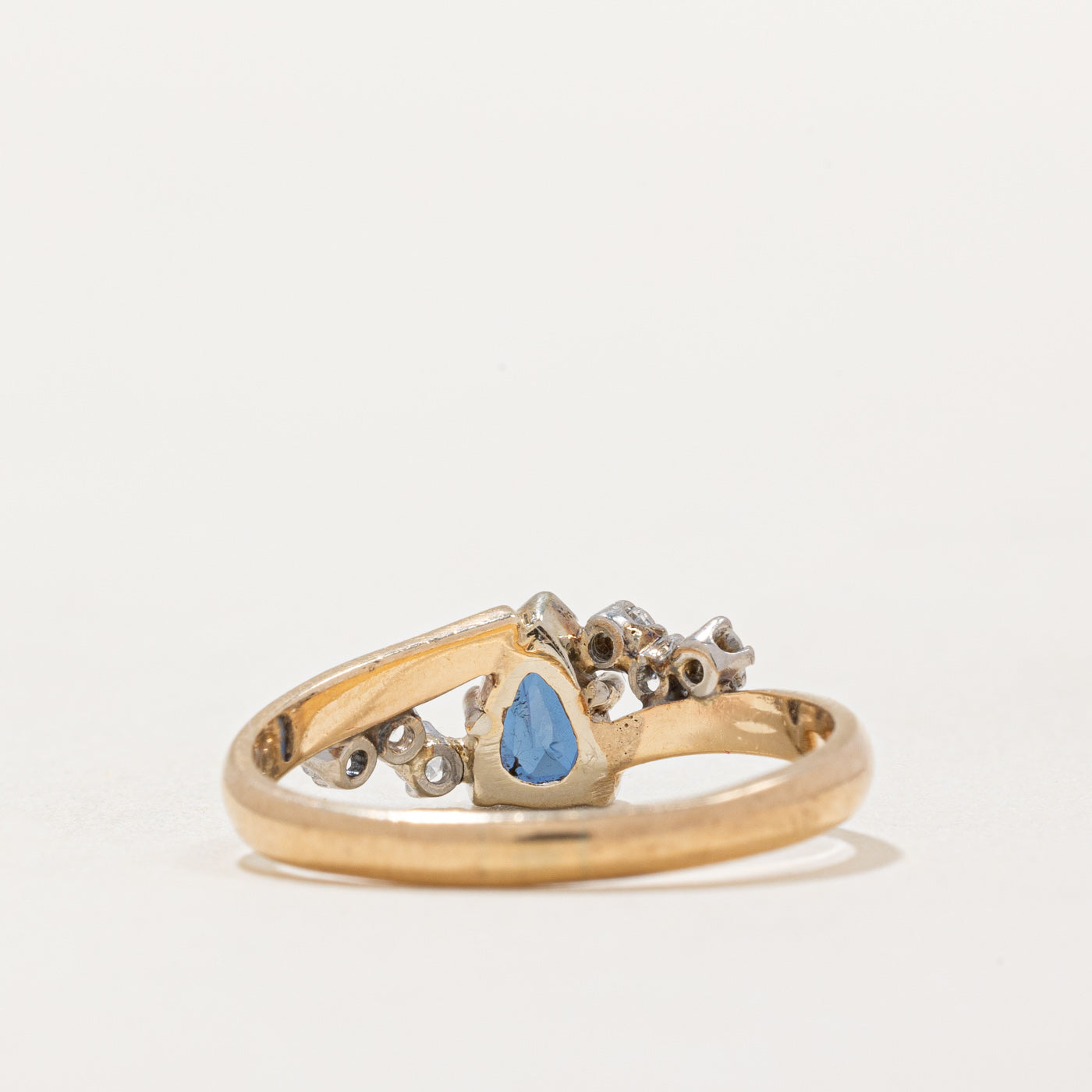 Sapphire & Diamond Cocktail Ring | 0.35ct, 0.12ctw | SZ 7 |