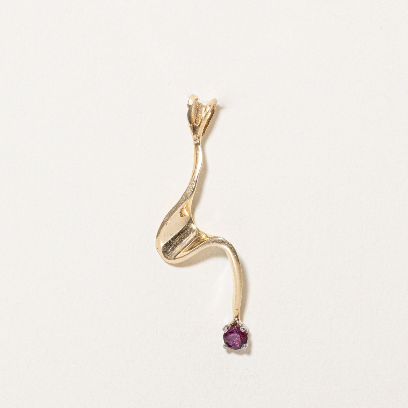 Abstract Design Ruby Pendant | 0.16ct |