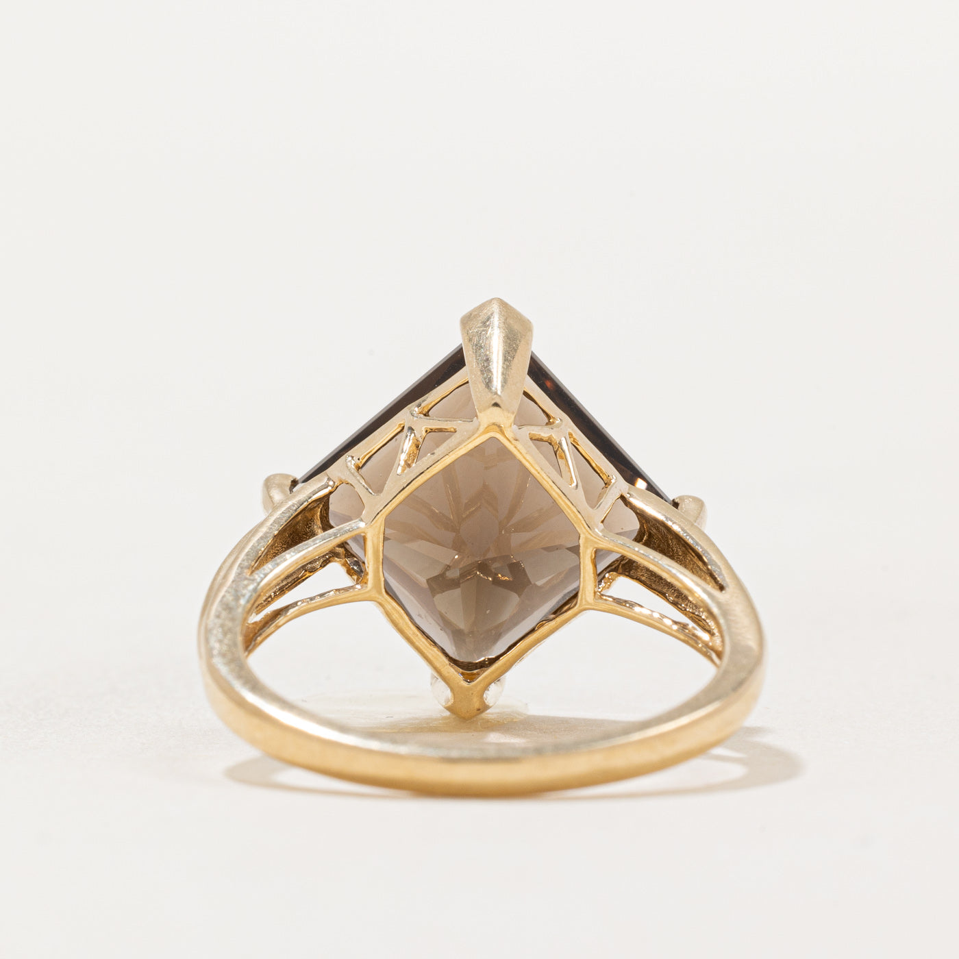 Smoky Quartz Cocktail Ring | 5.50ct | SZ 7.25 |