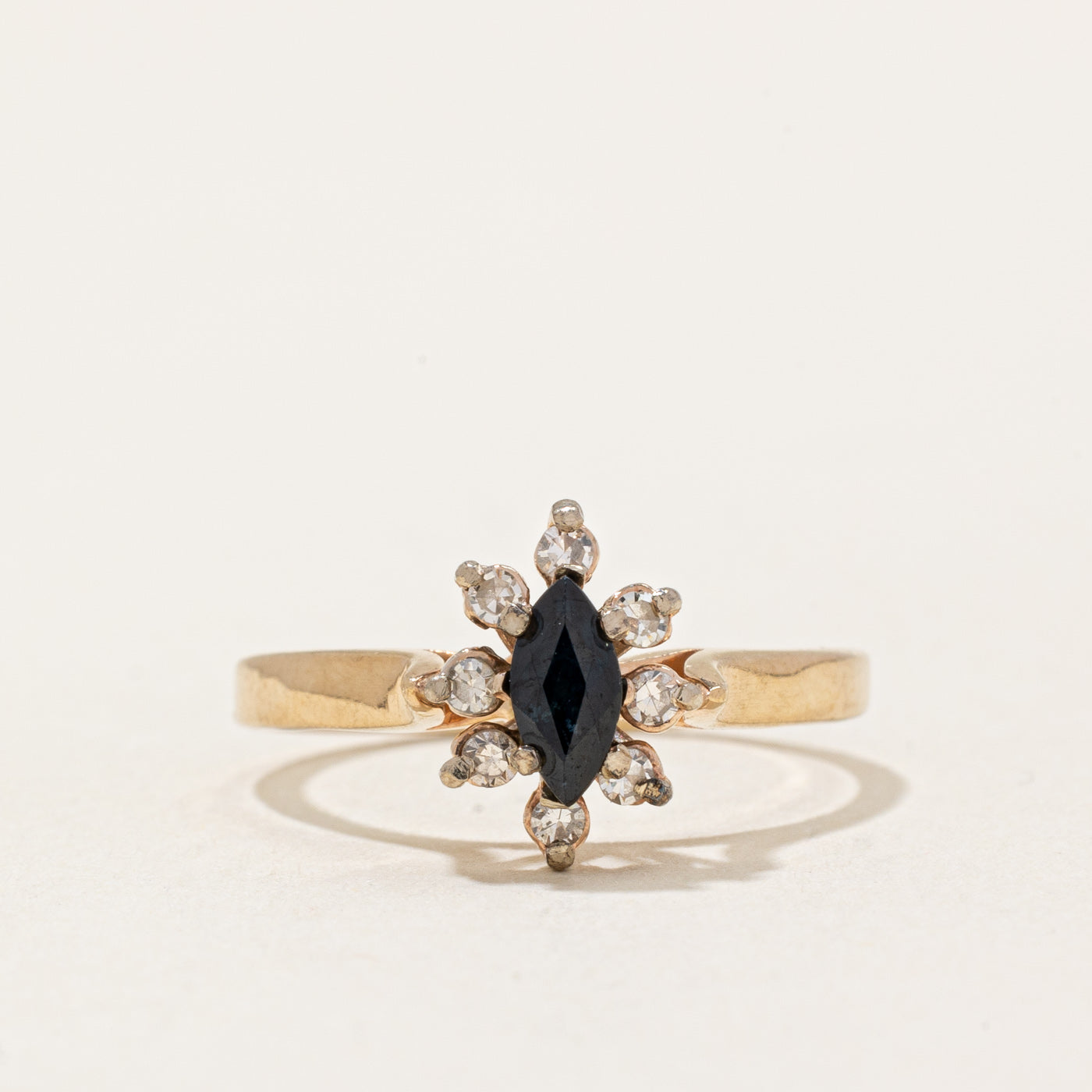 Sapphire & Diamond Ring | 0.23ct, 0.12ctw | SZ 4.75 |