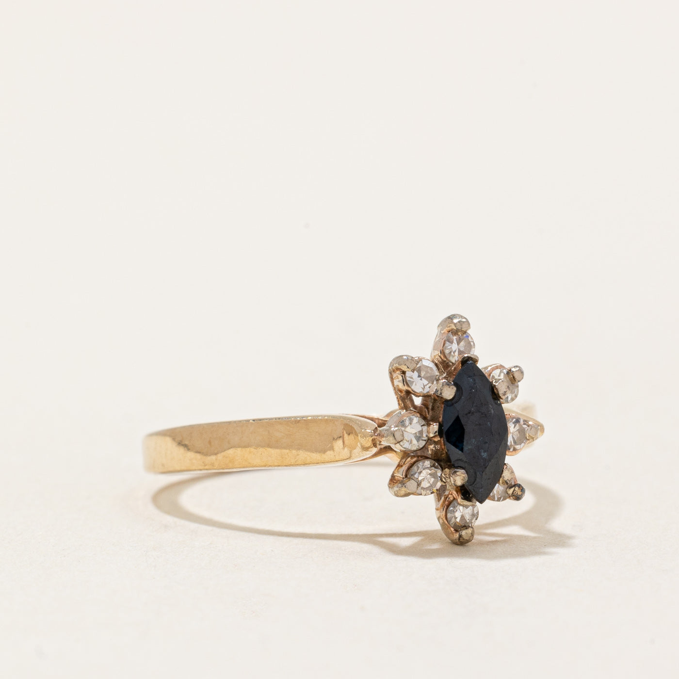 Sapphire & Diamond Ring | 0.23ct, 0.12ctw | SZ 4.75 |