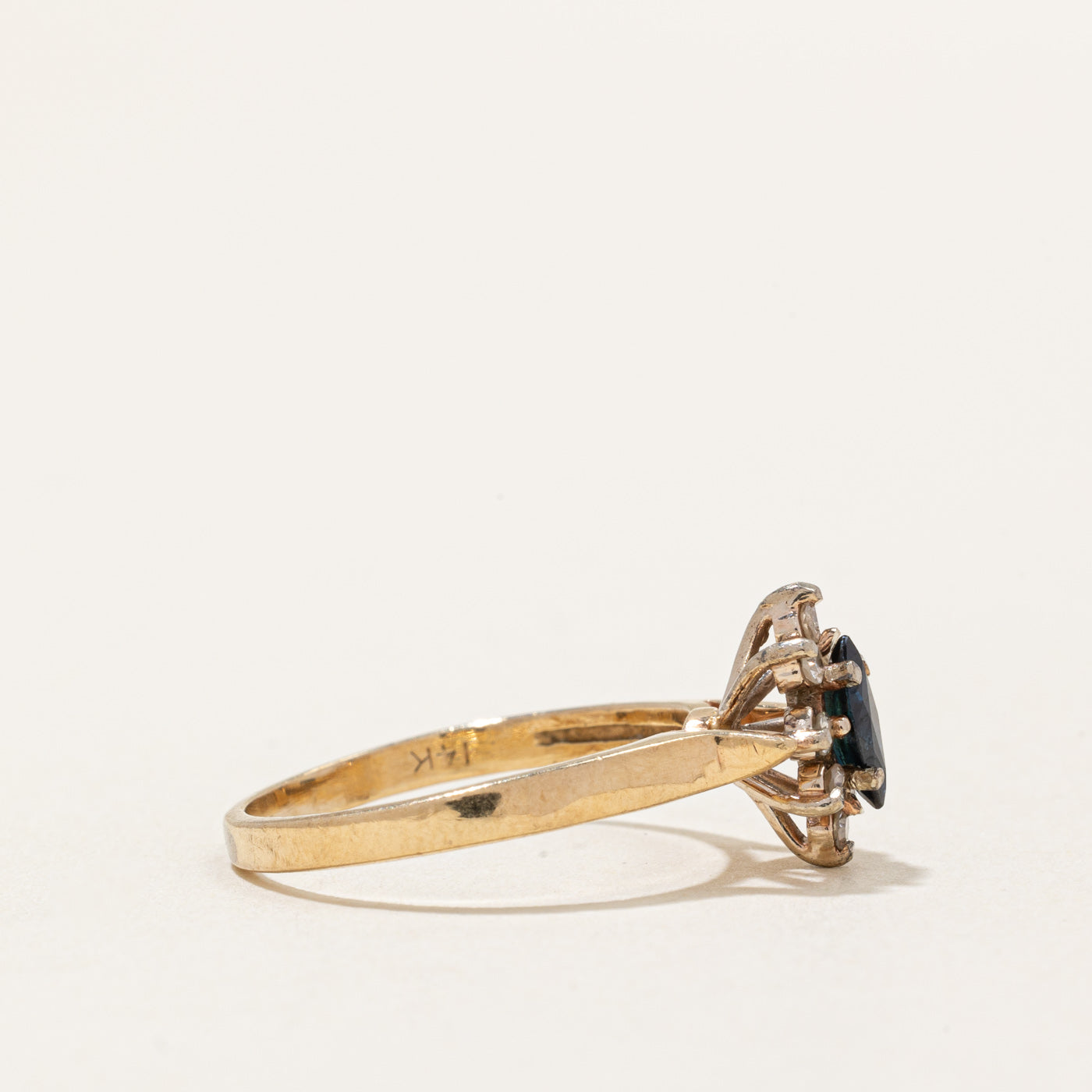Sapphire & Diamond Ring | 0.23ct, 0.12ctw | SZ 4.75 |