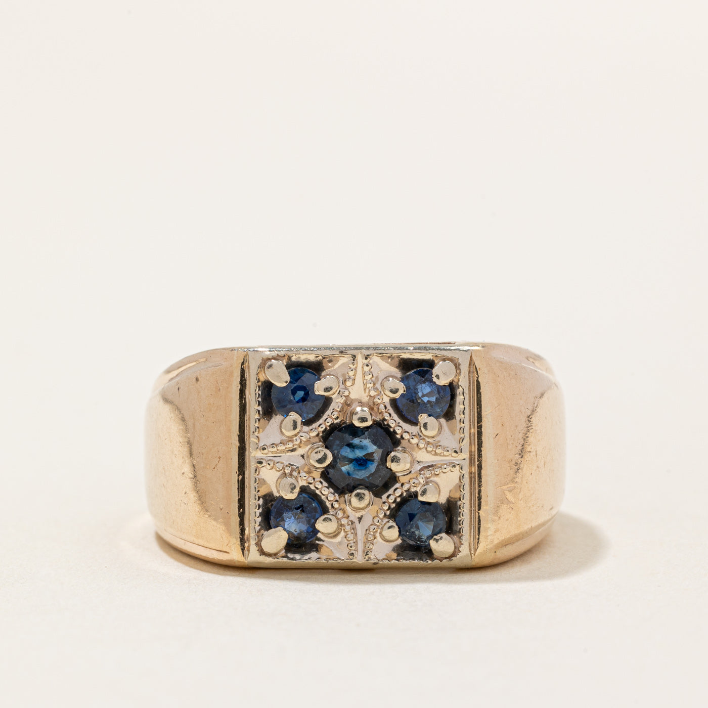 Bague cocktail saphir | 0,76 ct | Taille 10,5 |