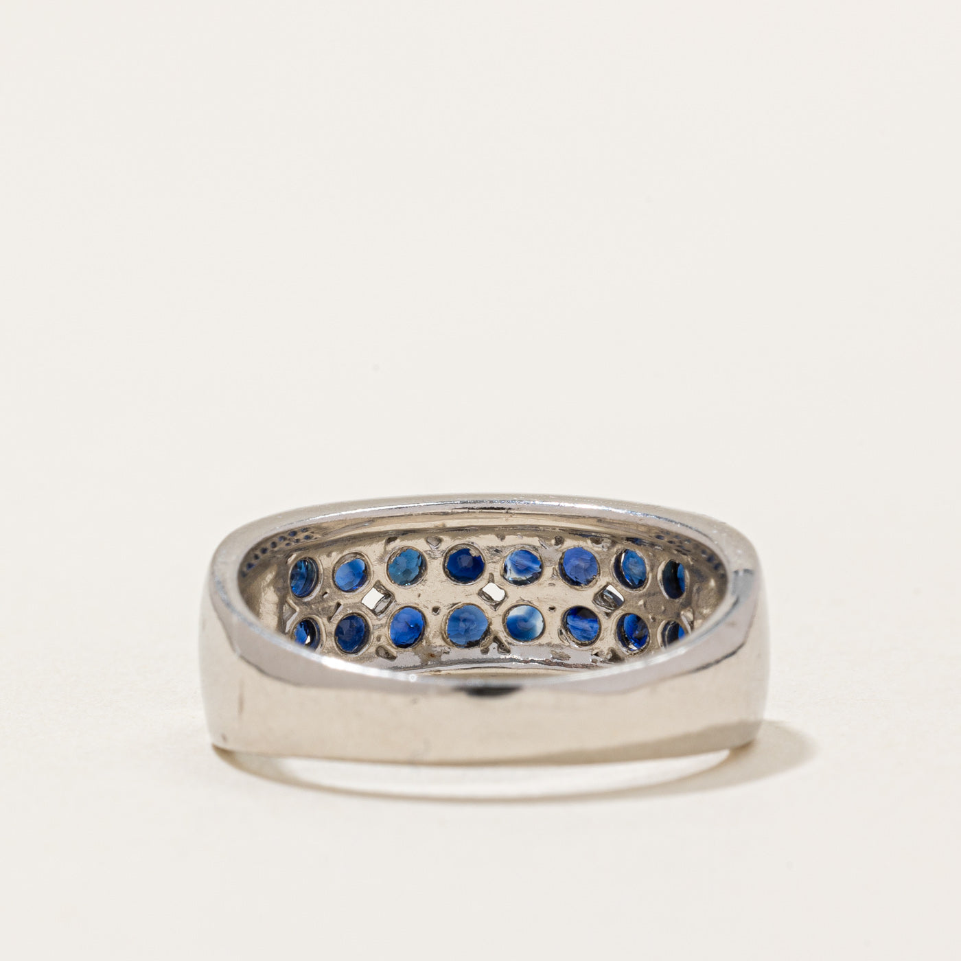 Blue Sapphire & Diamond Ring | 1.08ctw, 0.05ctw | SZ 6.5 |