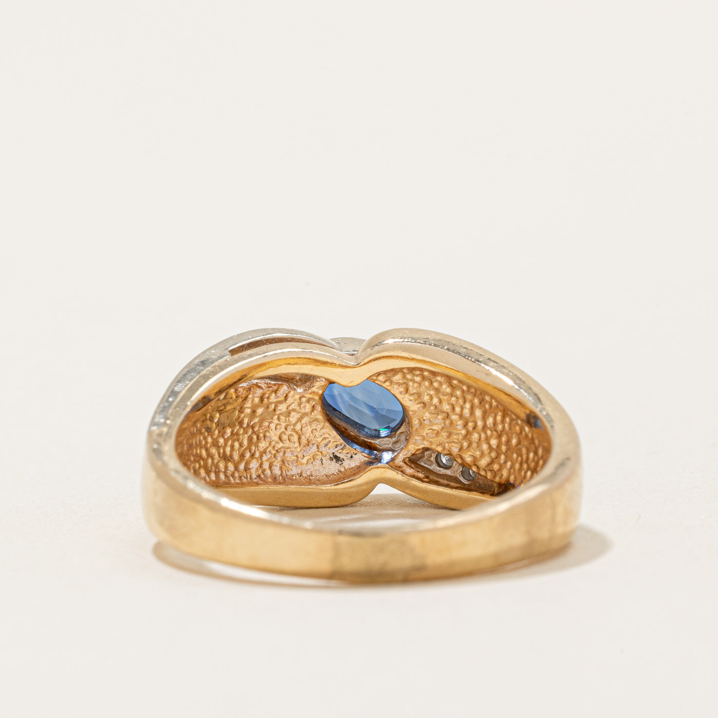 Sapphire & Diamond Waterfall Ring | 0.50ct, 0.06ctw | SZ 7.75 |