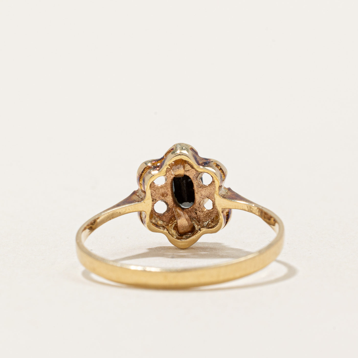 Black Sapphire Ring | 0.26ct | SZ 6.5 |