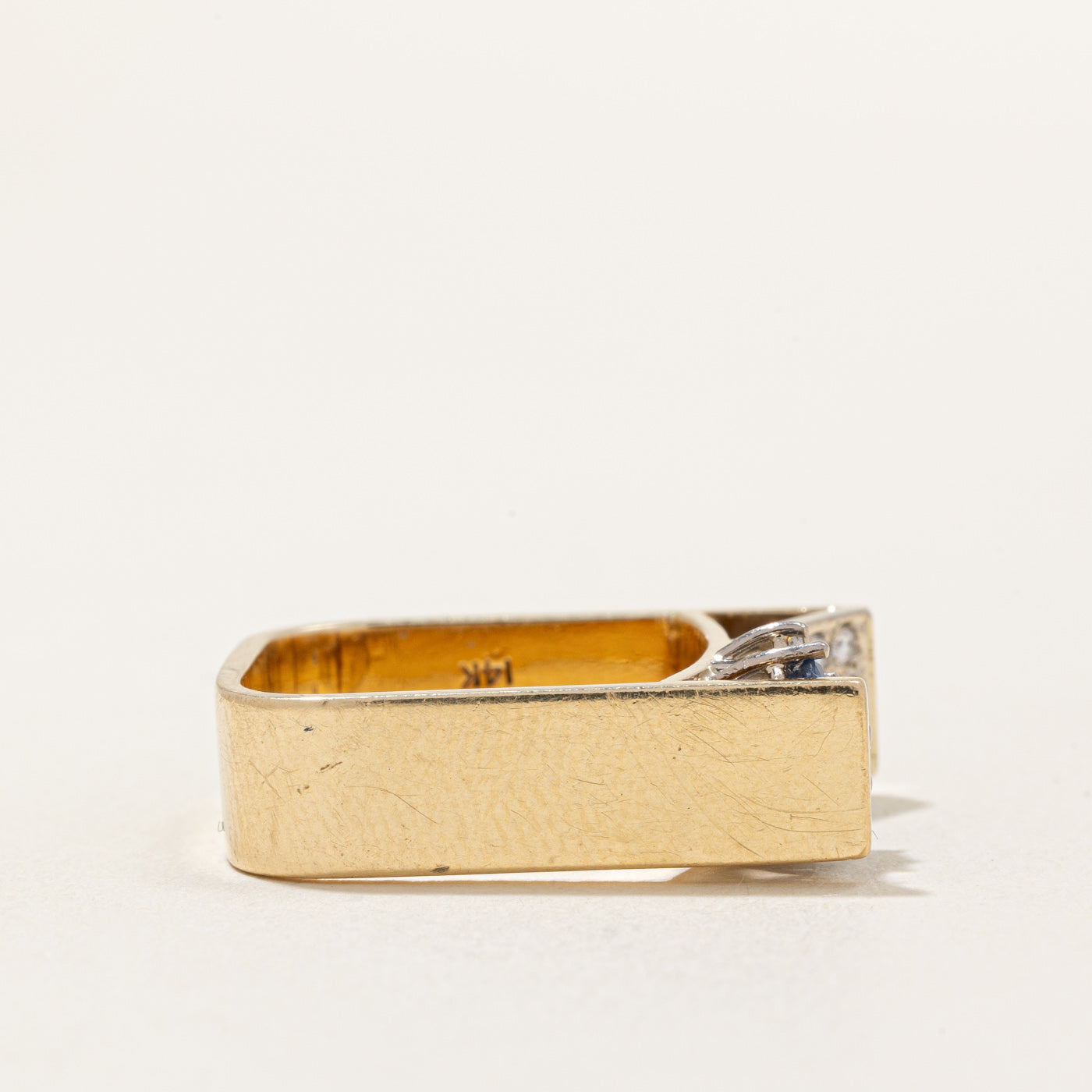 Sapphire & Diamond Cocktail Ring | 0.42ctw, 0.36ctw | SZ 6.75 |