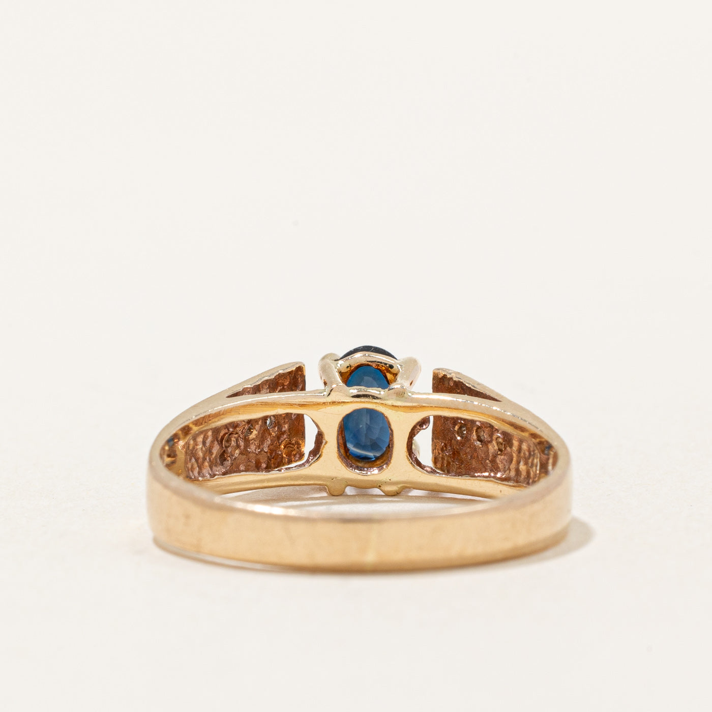 Sapphire & Diamond Ring | 0.50ct, 0.09ctw | SZ 7 |