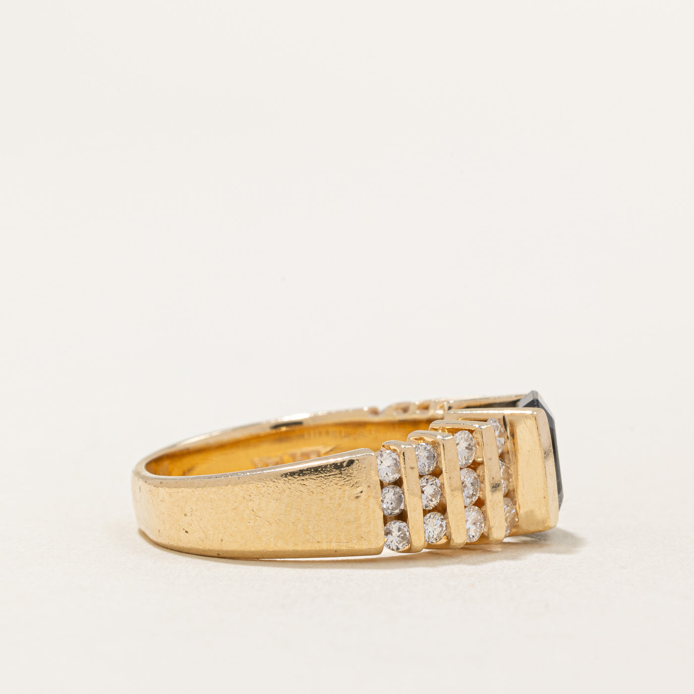 Sapphire & Diamond Cocktail Ring | 1.25ct, 0.72ctw | SZ 7.75 |