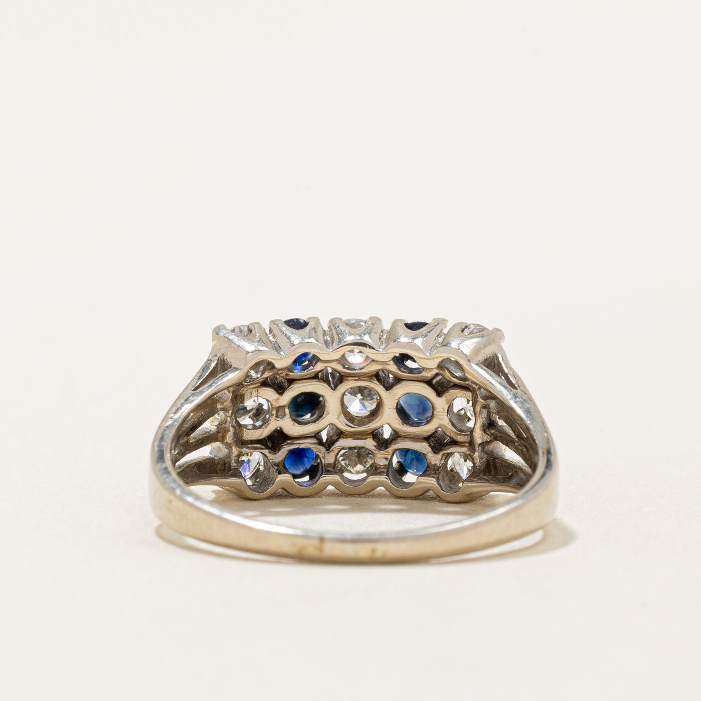 Diamond & Sapphire Ring | 0.54ctw, 0.50ctw | SZ 6.25 |