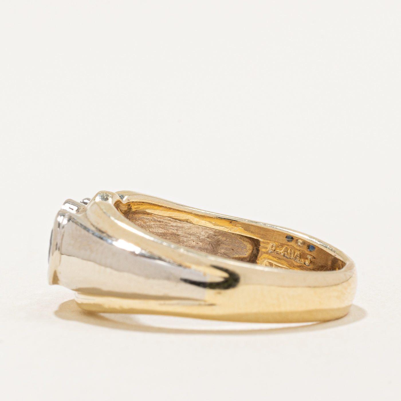 Sapphire & Diamond Ring | 0.56ctw, 0.24ct | SZ 7 |