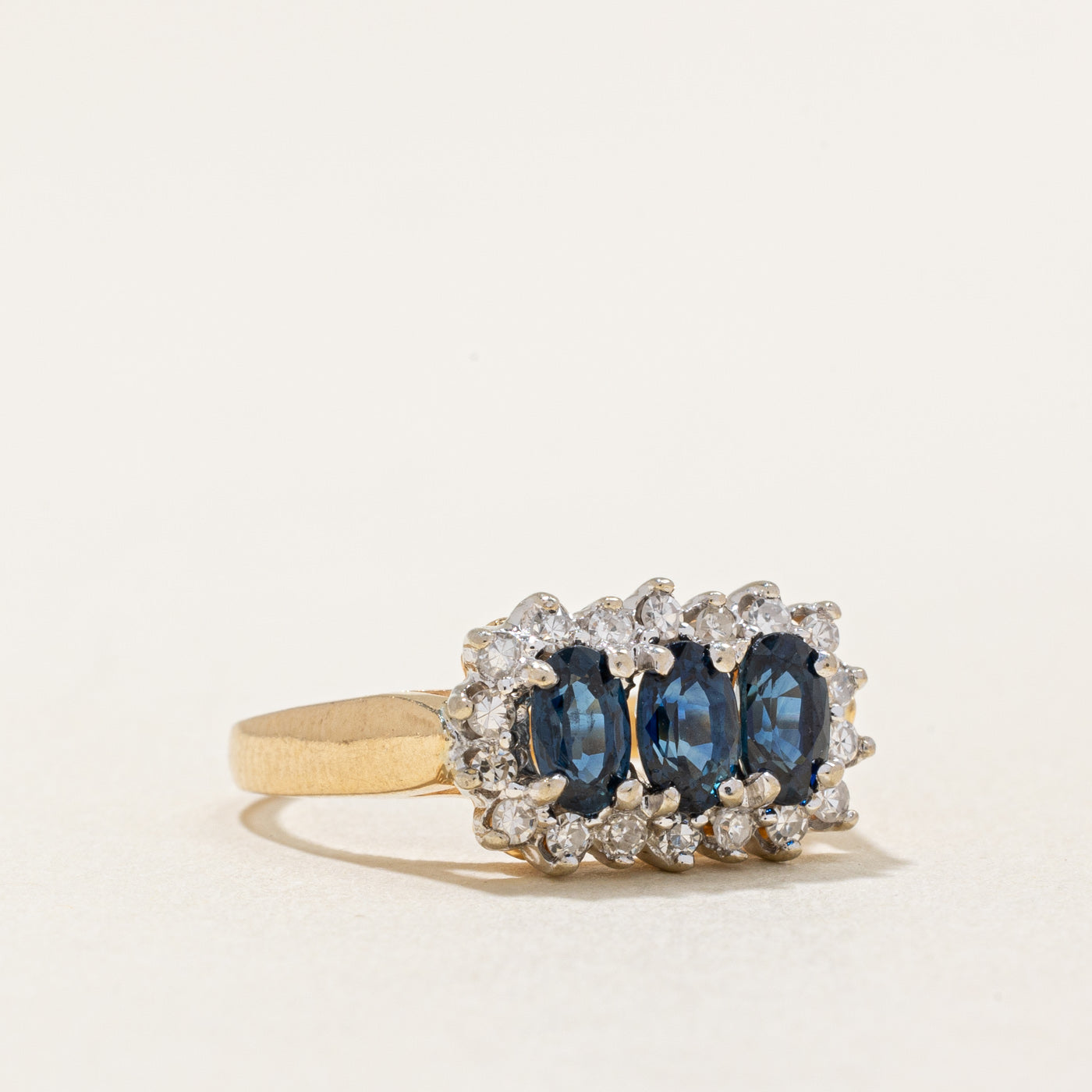 Sapphire & Diamond Ring | 0.75ctw, 0.18ctw | SZ 4.75 |