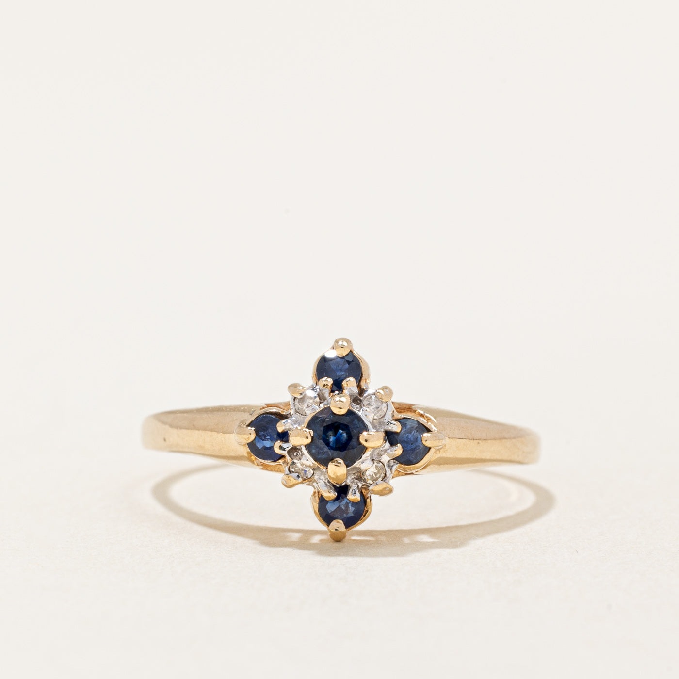 Sapphire & Diamond Ring | 0.28ctw, 0.02ctw | SZ 8.75 |
