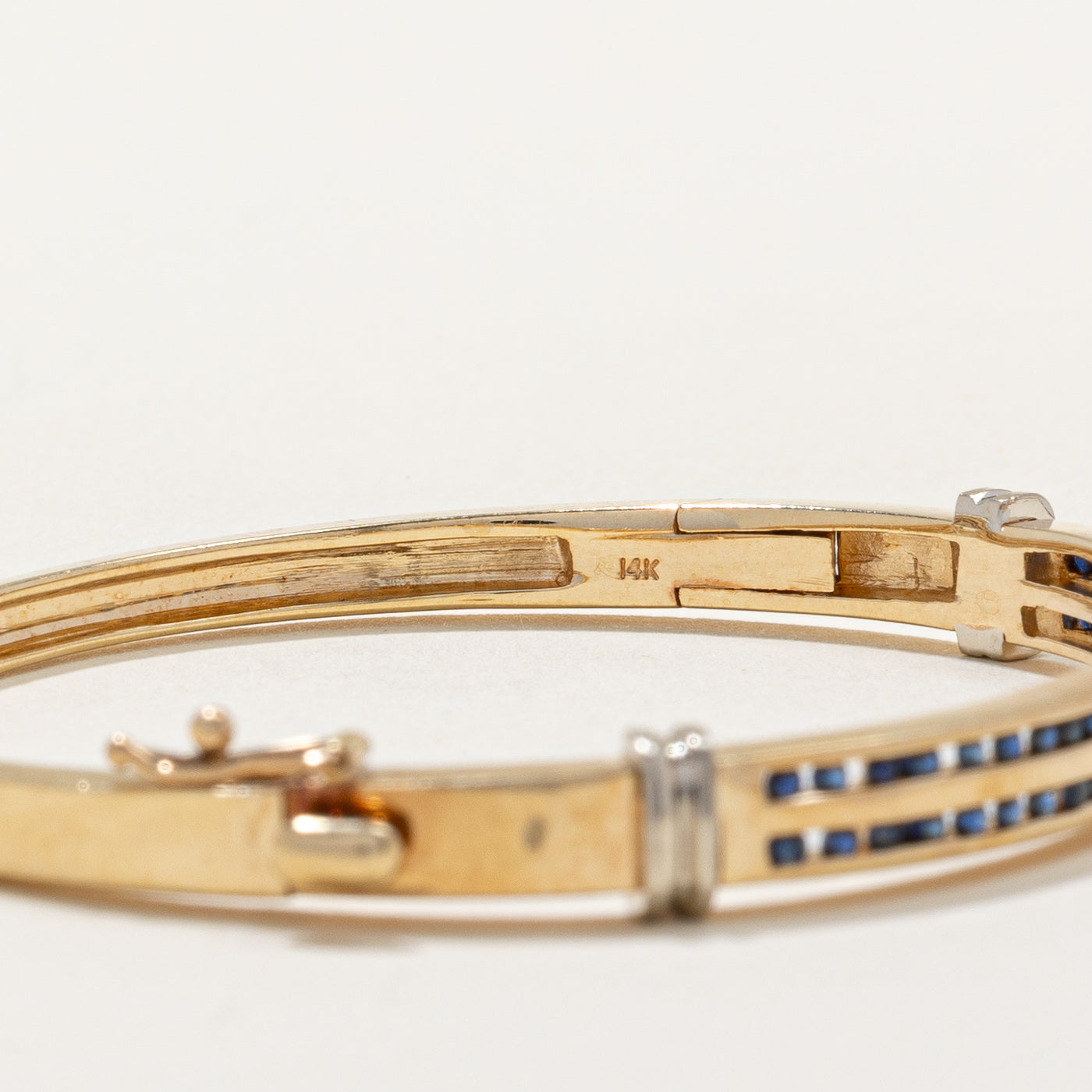 Channel Set Sapphire Bracelet | 1.50ctw | 6.5" |